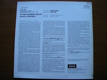 SXL 6367  STRAUSS: DON QUIXOTE     BRABEC / VIENNA PHILHARMONIC / MAAZEL     ED2