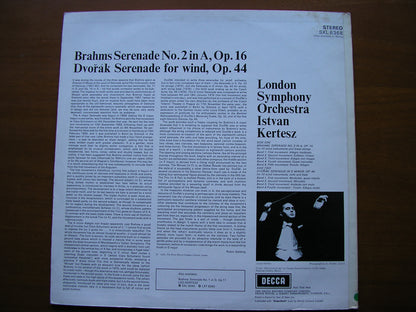 SXL 6368  BRAHMS: SERENADE No. 2 / DVORAK: SERENADE FOR WIND       KERTESZ / LONDON SYMPHONY    ED2