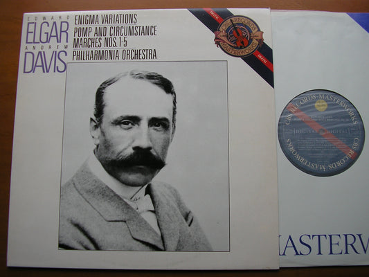 ELGAR: ENIGMA VARIATIONS / POMP & CIRCUMSTANCE MARCHES Nos. 1 - 5     ANDREW DAVIS / PHILHARMONIA ORCHESTRA      D 37755
