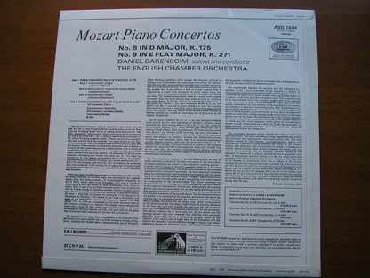 MOZART: PIANO CONCERTOS Nos. 5 & 9      BARENBOIM / ENGLISH CHAMBER ORCHESTRA     ASD 2484