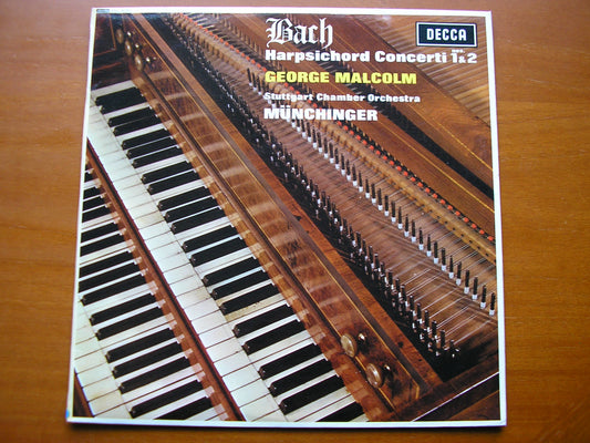 SXL 6101  BACH:  HARPSICHORD CONCERTOS Nos. 1 & 2     MALCOM / STUTTGART CHAMBER ORCHESTRA / MUNCHINGER      ED1