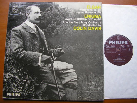ELGAR: ENIGMA VARIATIONS / COCKAIGNE OVERTURE     COLIN DAVIS / LONDON SYMPHONY     SAL 3516