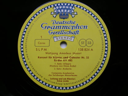 MOZART: PIANO CONCERTOS Nos. 6 & 22      ANDA / CAMERATA ACADEMICA  138 824