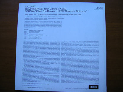 SXL 6372  MOZART: SYMPHONY No. 40 / SERENATA NOTTURNA      BRITTEN / ENGLISH CHAMBER ORCHESTRA   ED3