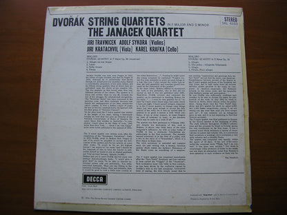 SXL 6103  DVORAK: STRING QUARTETS in F Op. 96  &  in D Op. 34       JANACEK QUARTET     ED1