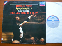 BRUCKNER: SYMPHONY No. 7     CHAILLY / BERLIN RADIO SYMPHONY    414 290