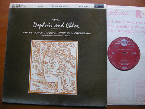 RAVEL: DAPHNIS & CHLOE  complete ballet   MUNCH / BOSTON SYMPHONY  SB 2137