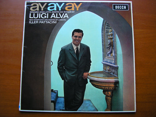 SXL 6106  LUIGI ALVA SINGS SPANISH & LATIN AMERICAN SONGS      NEW SYMPHONY ORCHESTRA / PARTTACINI     ED1
