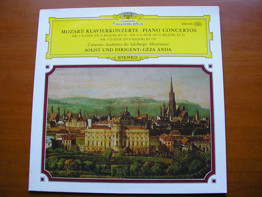 MOZART: PIANO CONCERTOS Nos. 3 / 4 / 5       GEZA ANDA / CAMERATA ACADEMICA       2530 330