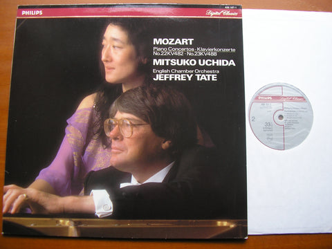 MOZART: PIANO CONCERTOS Nos. 22 & 23      UCHIDA / ENGLISH CHAMBER ORCHESTRA / JEFFREY  TATE     420 187