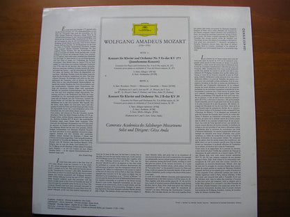 MOZART: PIANO CONCERTOS Nos. 2 & 9      ANDA / CAMERATA ACADEMICA     139 453
