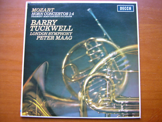 SXL 6108   MOZART: HORN CONCERTOS Nos. 1 - 4      TUCKWELL / LONDON SYMPHONY / MAAG      ED1