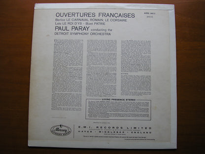 OUVERTURES FRANCAISES: LALO / BIZET / BERLIOZ       PARAY / DETROIT SYMPHONY     AMS 16013