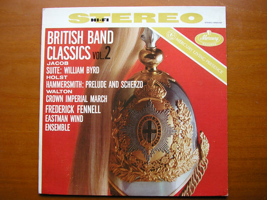 BRITISH BAND CLASSICS Volume 2     JACOB / HOLST / WALTON        FENNELL / EASTMAN WIND ENSEMBLE         SR90197