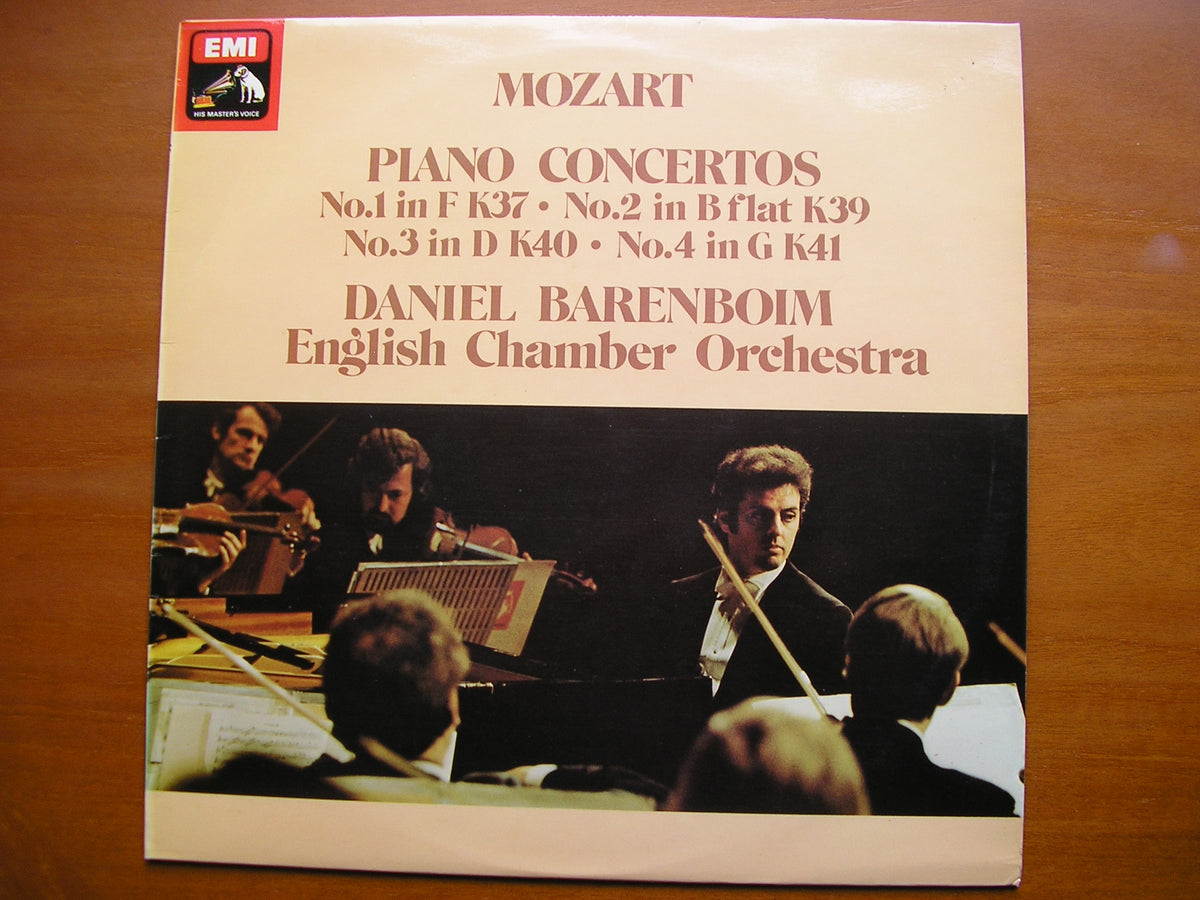 MOZART: PIANO ONCERTOS Nos. 1 - 4      BARENBOIM / ENGLISH CHAMBER ORCHESTRA     ASD 3218