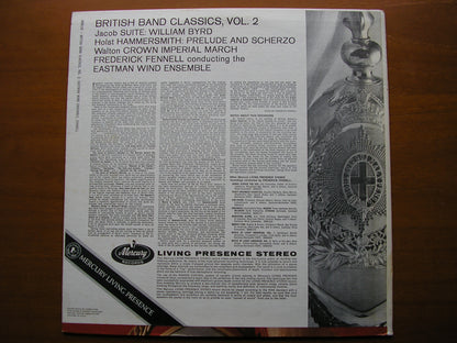 BRITISH BAND CLASSICS Volume 2     JACOB / HOLST / WALTON        FENNELL / EASTMAN WIND ENSEMBLE         SR90197
