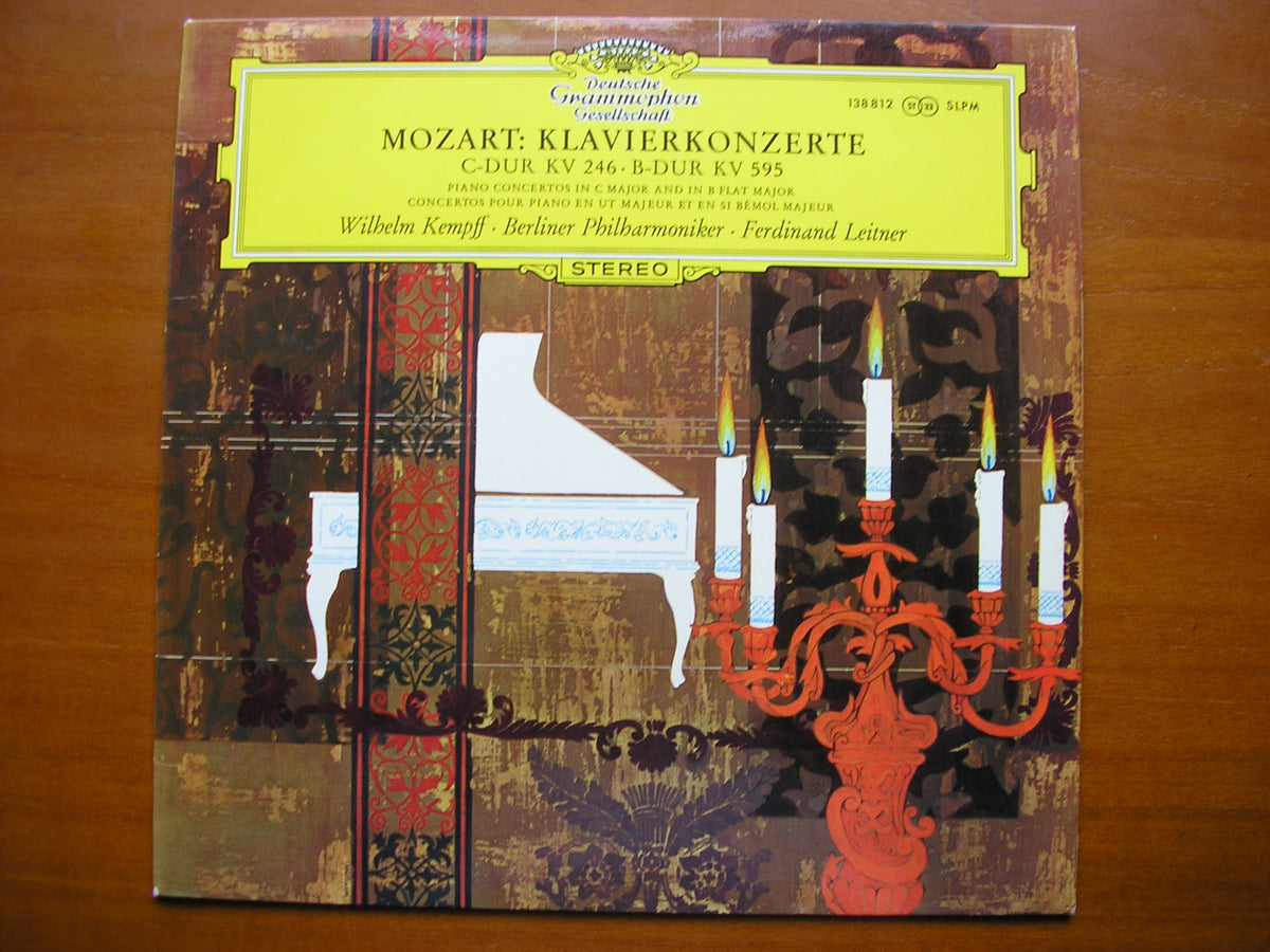 MOZART: PIANO CONCERTOS Nos. 8 & 27      KEMPFF / BERLIN PHILHARMONIC / LEITNER      138 812
