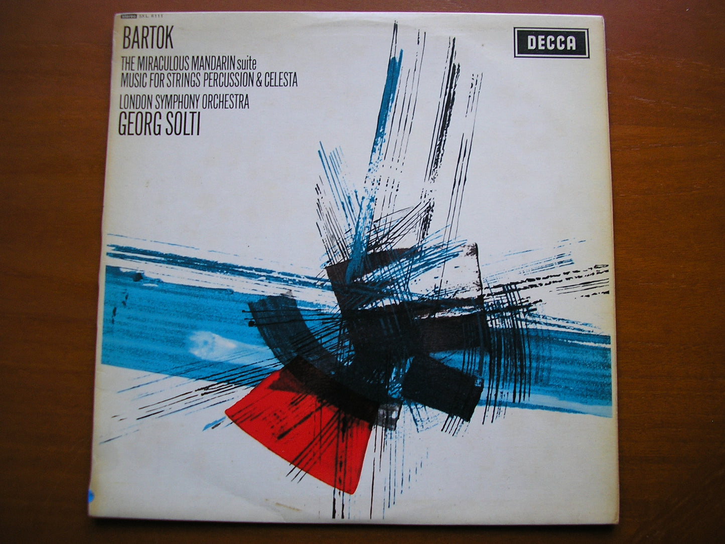 SXL 6111  BARTOK: THE MIRACULOUS MANDARIN / MUSIC FOR STRINGS, PERCUSSION & CELESTA      SOLTI / LSO       ED1