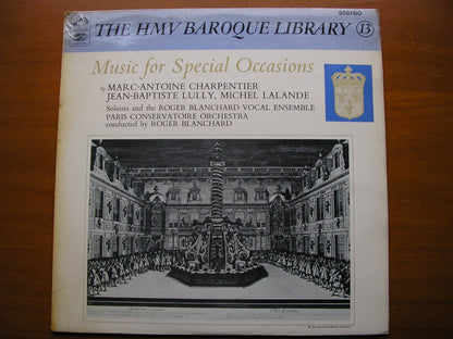 BAROQUE MUSIC FOR SPECIAL OCCASIONS: LULLY / CHARPENTIER / LALANDE     PARIS CONSERVATOIRE / BLANCHARD     HQS 1048