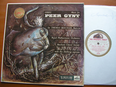 GRIEG: PEER GYNT    HOLLWEG / ROYAL PHILHARMONIC / BEECHAM   ASD 258