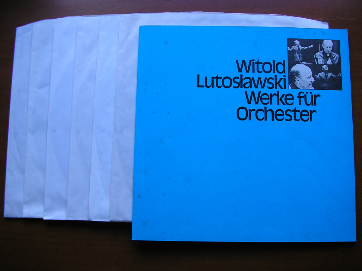 LUTOSLAWSKI: ORCHESTRAL WORKS      LUTOSLAWSKI / POLISH RADIO ORCHESTRA    6LP    165-03 231/6
