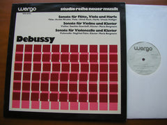 DEBUSSY: THREE SONATAS    NICOLET / PALM / HOLLIGER / GAVRILOV / BERGMANN / KOCH      WER 60 025