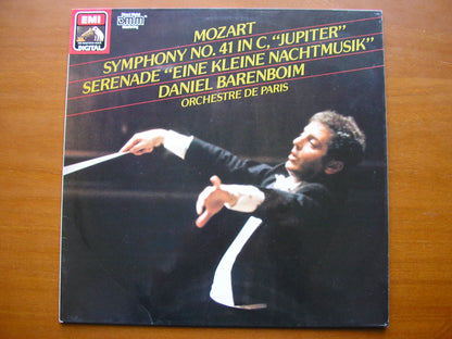 MOZART: SYMPHONY No. 41 'Jupiter' / EINE KLEINE NACHTMUSIK     BARENBOIM / ORCHESTRE DE PARIS     27 0016