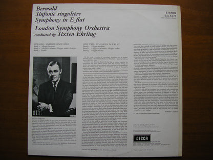 SXL 6374  BERWALD: SINFONIE SINGULIERE / SYMPHONY in E      EHRLING / LONDON SYMPHONY   ED
