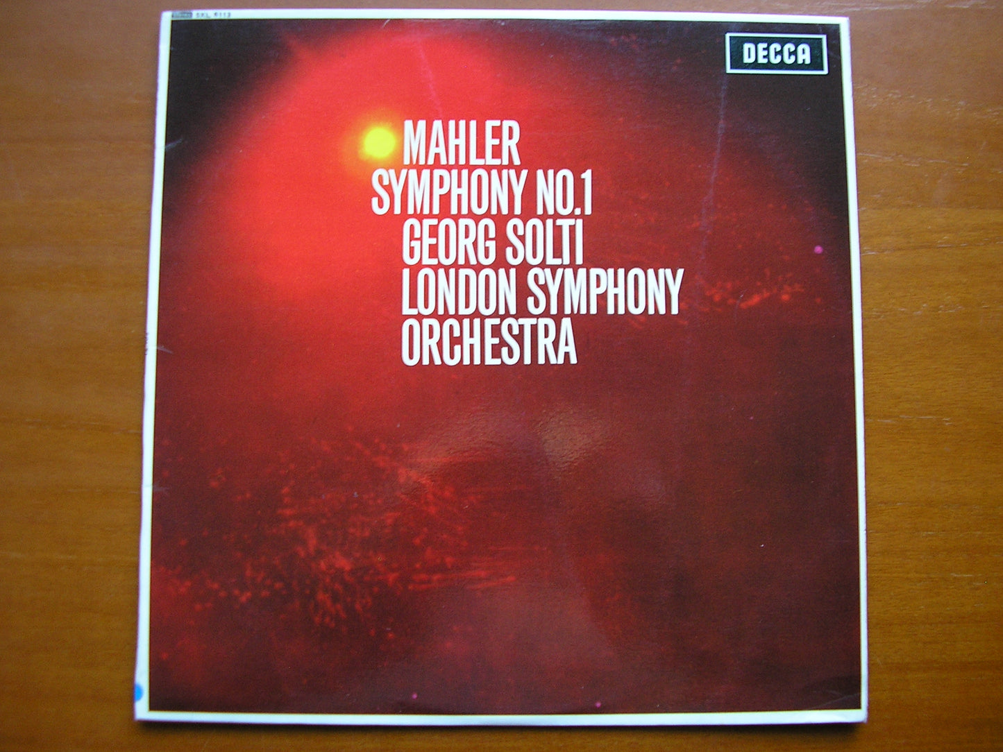 SXL 6113  MAHLER: SYMPHONY No. 1        SOLTI / LONDON SYMPHONY     ED1