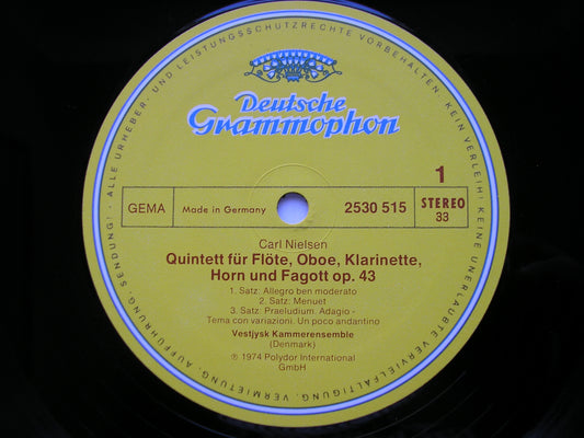 NIELSEN: WIND QUINTET / SERENATA / ANDANTE LAMENTOSO      VESTJYSK CHAMBER ENSEMBLE      2530 515