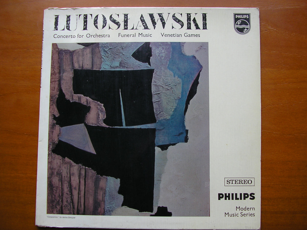 LUTOSLAWSKI: CONCERTO FOR ORCHESTRA / FUNERAL MUSIC / VENETIAN GAMES     WARSAW SYMPHONY / ROWICKI     SAL 3683