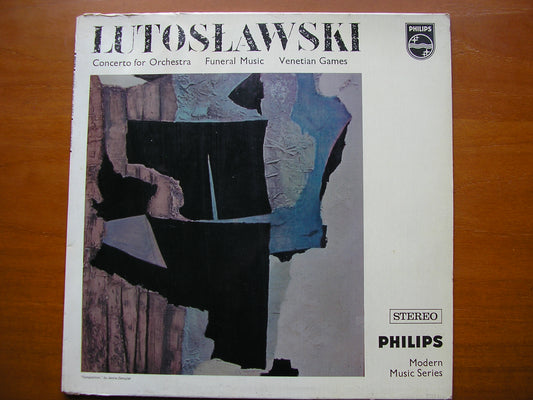 LUTOSLAWSKI: CONCERTO FOR ORCHESTRA / FUNERAL MUSIC / VENETIAN GAMES     WARSAW SYMPHONY / ROWICKI     SAL 3683