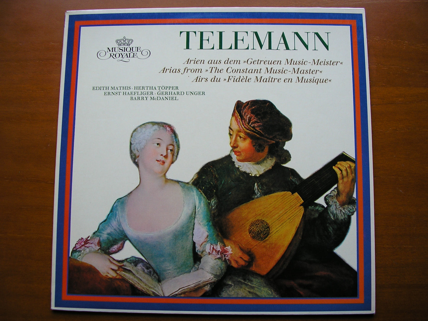 TELEMANN: ARIAS from 'The Constant Music Master'      MATHIS / HOPPER / HAEFLIGER / McDANIEL / ULSAMER     199019