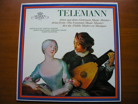 TELEMANN: ARIAS from 'The Constant Music Master'      MATHIS / HOPPER / HAEFLIGER / McDANIEL / ULSAMER     199019