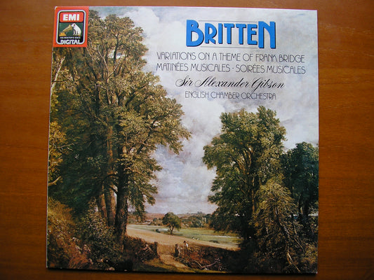 BRITTEN: BRIDGE VARIATIONS / MATINEES MUSICALES / SOIREES MUSICALES      GIBSON / ENGLISH CHAMBER ORHESTRA    ASD 4388