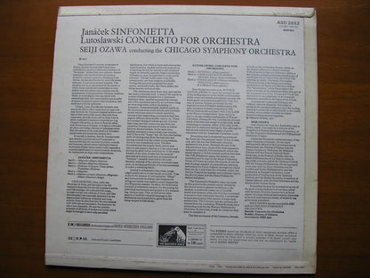 LUTOSLAWSKI: CONCERTO FOR ORCHESTRA / JANACEK: SINFONIETTA      OZAWA / CHICAGO SYMPHONY    ASD 2652