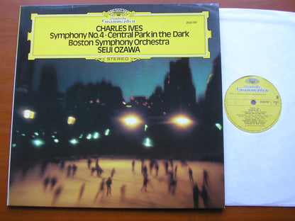 IVES: SYMPHONY No. 4 / CENTRAL PARK IN THE DARK      OZAWA / BOSTON SYMPHONY    2530 787