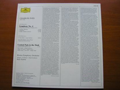 IVES: SYMPHONY No. 4 / CENTRAL PARK IN THE DARK      OZAWA / BOSTON SYMPHONY    2530 787