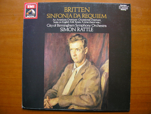BRITTEN: SINFONIA DA REQUIEM / TWO OVERTURES / SUITE ON ENGLISH FOLK TUNES    RATTLE / CITY OF BIRMINGHAM SYMPHONY   27 0263