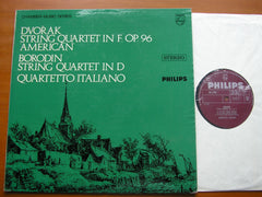 DVORAK: STRING QUARTET in F 'American' / BORODIN: STRING QUARTET in D     QUARTETTO ITALIANO    SAL 3708