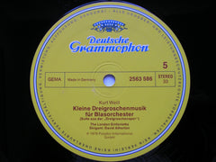 WEILL: VIOLIN CONCERTO / VOCAL & ORCHESTRAL WORKS    ATHERTON / THE LONDO SINFONIETTA    4LP      2740 153