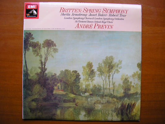 BRITTEN: SPRING SYMPHONY   SOLOISTS / LONDON SYMPHONY / PREVIN    ASD 3650