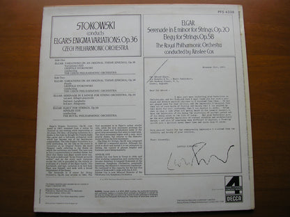 ELGAR: ENIGMA VARIATIONS / SERENADE FOR STRINGS / ELEGY     STOKOWSKI / CZECH PHILHARMONIC       PFS 4338