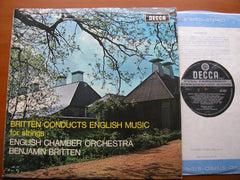 BRITTEN CONDUCTS ENGLISH MUSIC FOR STRINGS     ENGLISH CHAMBER ORCHESTRA / BRITTEN   SXL 6405