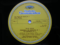SCHOENBERG / WEBERN / BERG: ORCHESTRAL MUSIC      KARAJAN / BERLIN PHILHARMONIC ORCHESTRA    4LP     2711 014