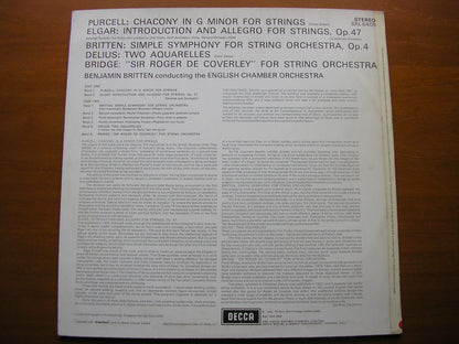 BRITTEN CONDUCTS ENGLISH MUSIC FOR STRINGS     ENGLISH CHAMBER ORCHESTRA / BRITTEN   SXL 6405