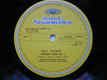 SCHOENBERG / WEBERN / BERG: ORCHESTRAL MUSIC      KARAJAN / BERLIN PHILHARMONIC ORCHESTRA    4LP     2711 014