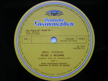 SCHOENBERG / WEBERN / BERG: ORCHESTRAL MUSIC      KARAJAN / BERLIN PHILHARMONIC ORCHESTRA    4LP     2711 014