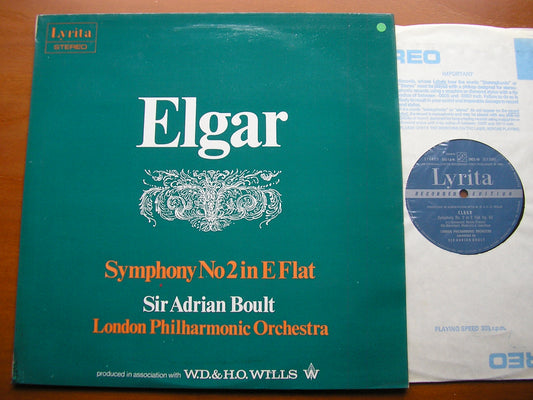 ELGAR: SYMPHONY No. 2      BOULT / LONDON PHILHARMONIC     SRCS 40