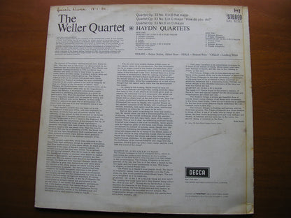 HAYDN: STRING QUARTETS Nos. 4 / 5 / 6 Op.33      THE WELLER QUARTET SXL 6183